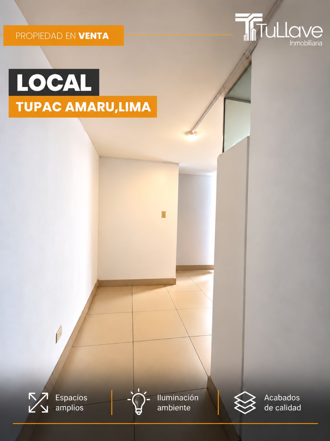 ALQUILER DE LOCAL COMERCIAL EN PLENA AVENIDA TUPAC AMARUC -COMAS — foto 2