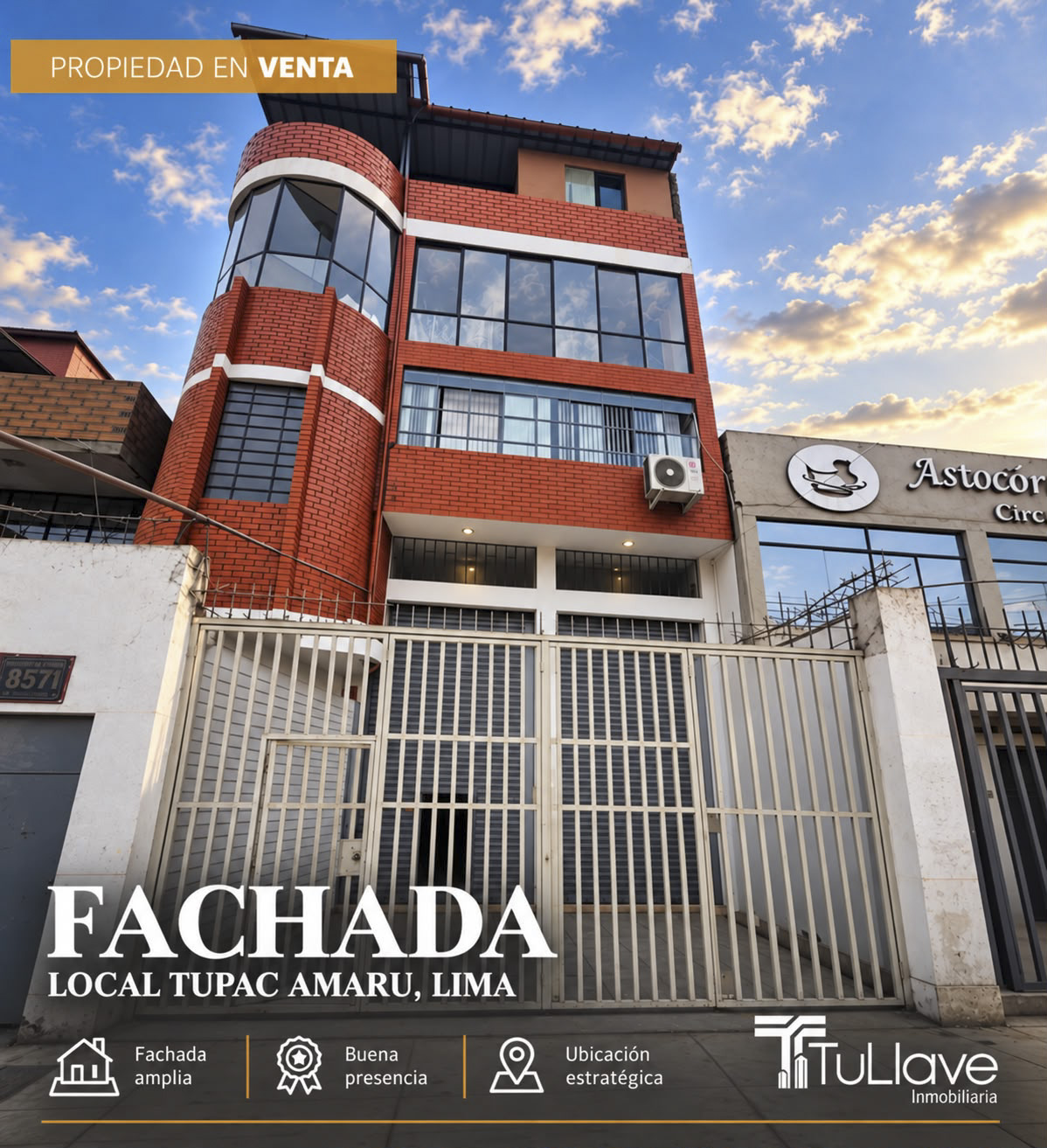 ALQUILER DE LOCAL COMERCIAL EN PLENA AVENIDA TUPAC AMARUC -COMAS — foto 5